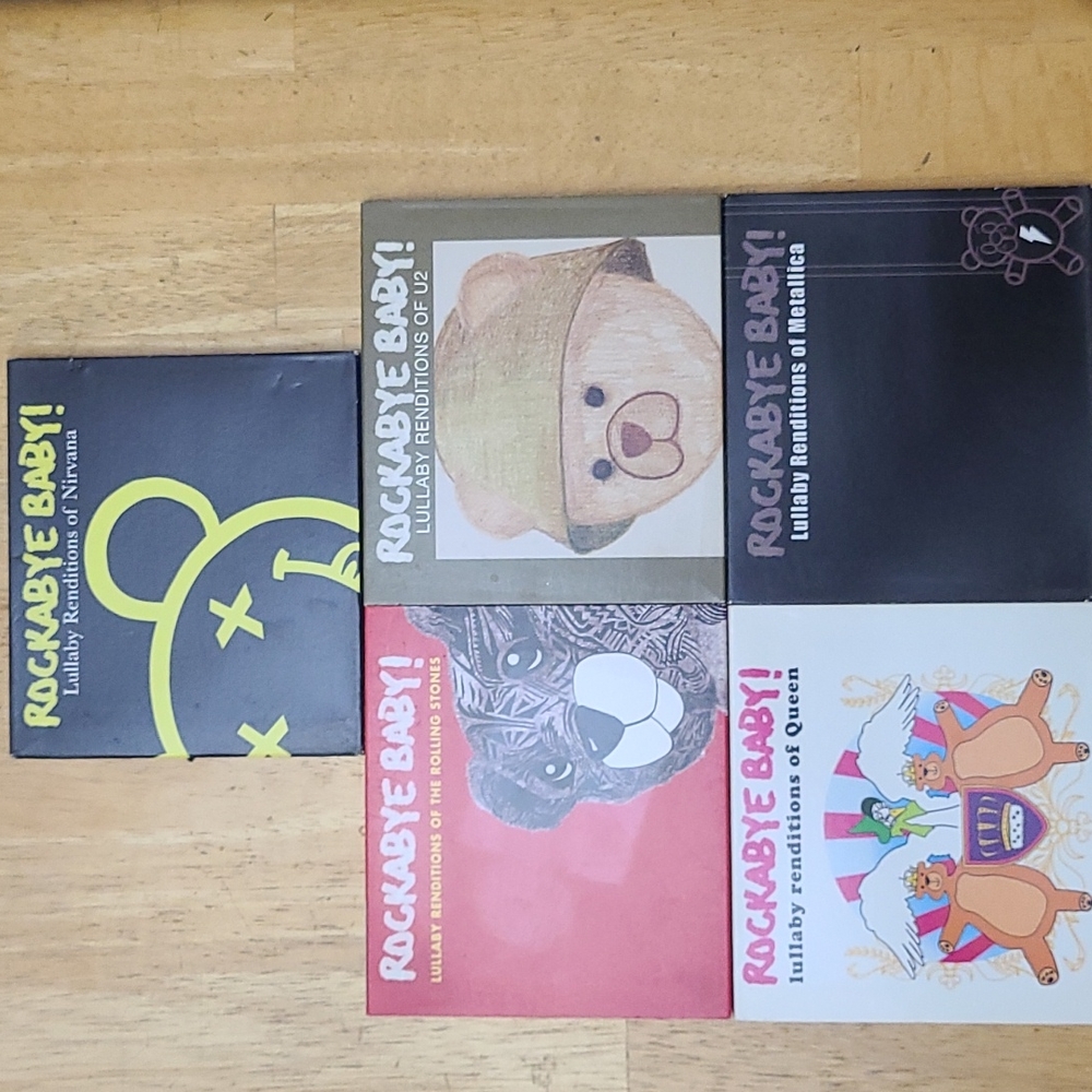 Rockabye Baby Set of 5 CDs
